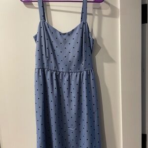 Blue Polka Dot Dress